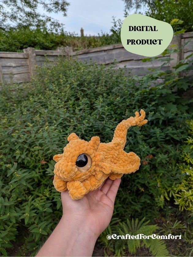 Dragon Crochet Pattern - Mix and match pattern