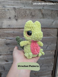 Grass Lizard Crochet Pattern