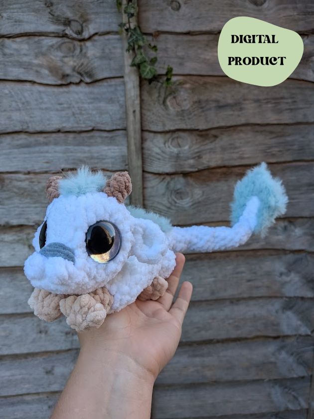 Dragon Crochet Pattern - Mix and match pattern