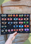 Glass Bead Safety Eyes - 25mm