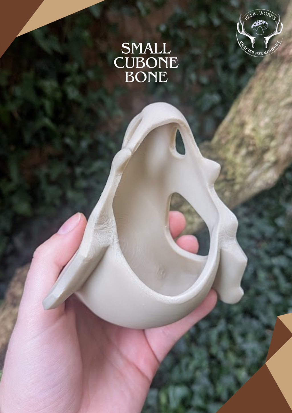 Pattern & Mixed media kit - 3D printed skull & bone and digital crochet pattern
