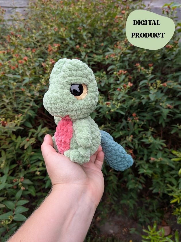 Grass Lizard Crochet Pattern