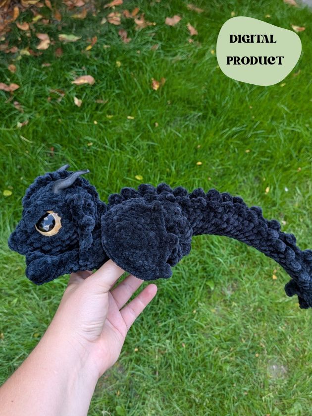 Dragon Crochet Pattern - Mix and match pattern