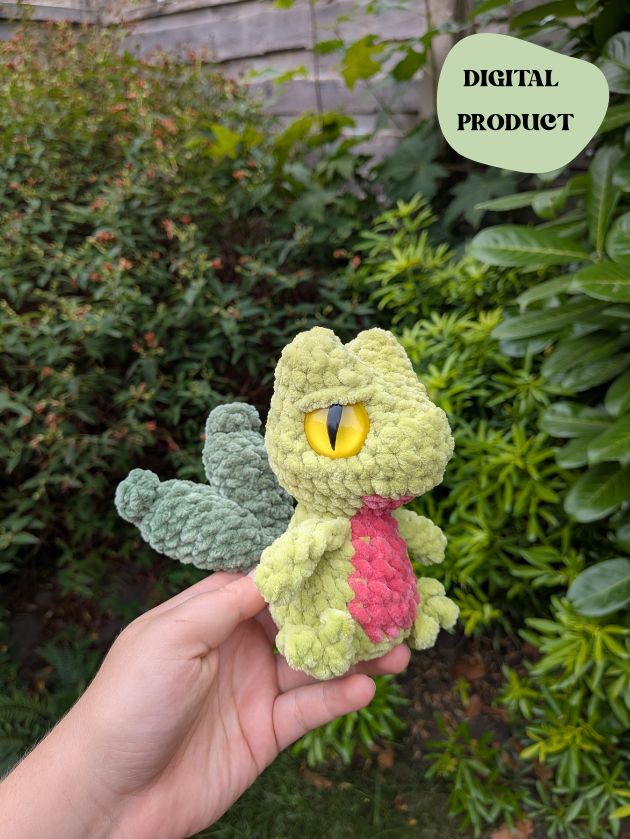 Grass Lizard Crochet Pattern