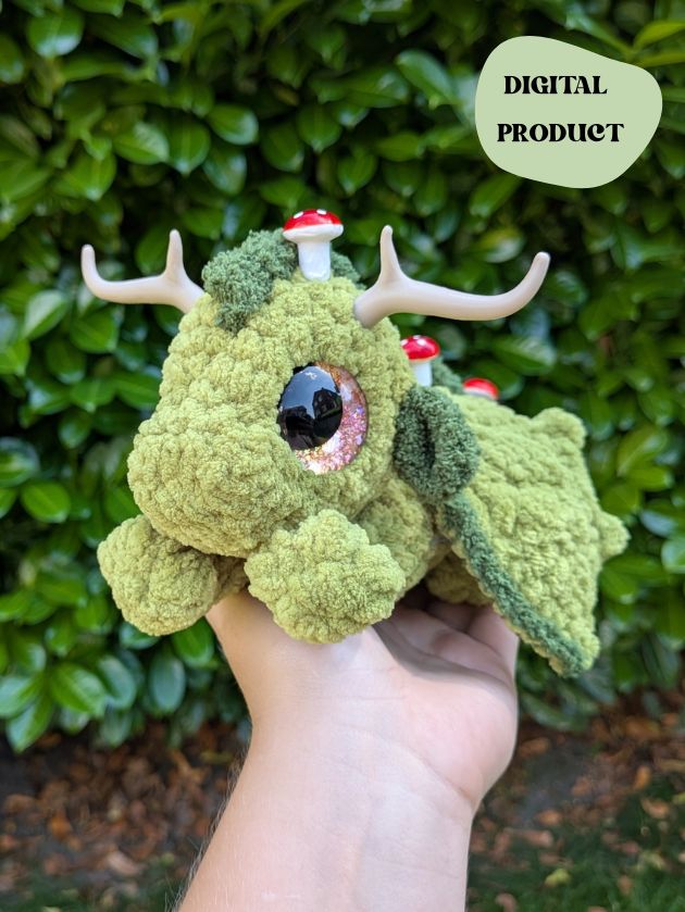 Dragon Crochet Pattern - Mix and match pattern