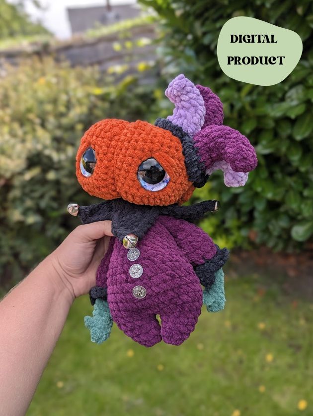 Samhain the Pumpkin Jester - 2 Hat options