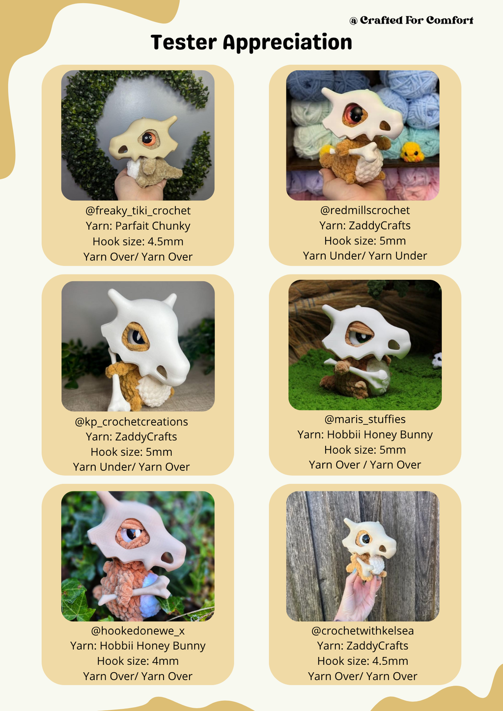 Pattern & Mixed media kit - 3D printed skull & bone and digital crochet pattern
