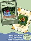 Amigurumi Crochet Pattern Bundle – Sunflower, Dragon, Gargoyle (Digital Download)