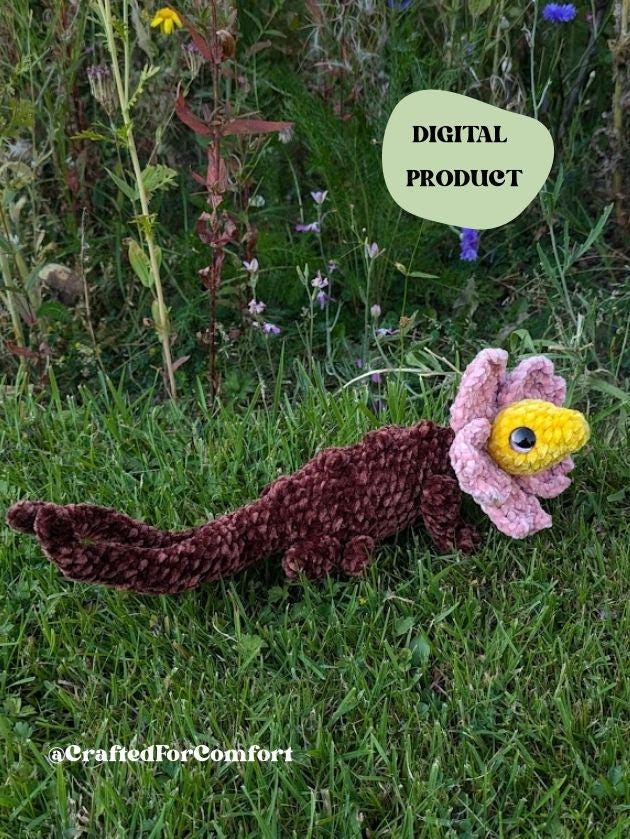 Cherry Blossom Dragon Crochet Pattern – Botanical Beasts