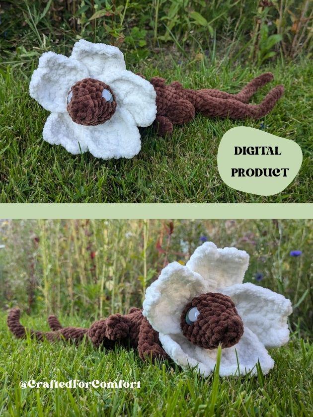 Cherry Blossom Dragon Crochet Pattern – Botanical Beasts