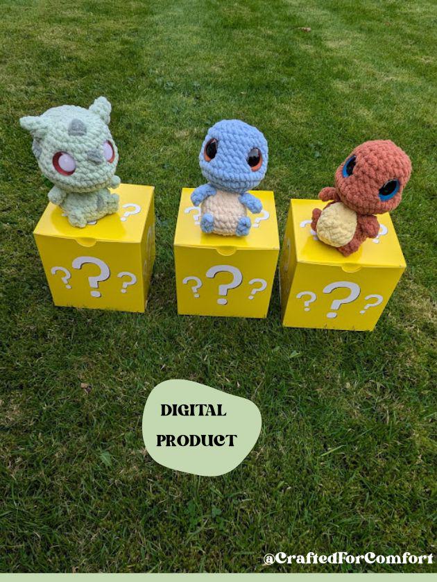 Grass Dinosaur  - Crochet Digital Pattern