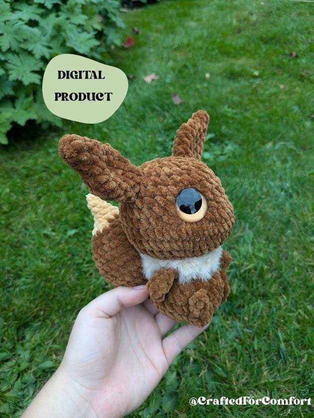 Normal Fox  - Crochet Digital Pattern