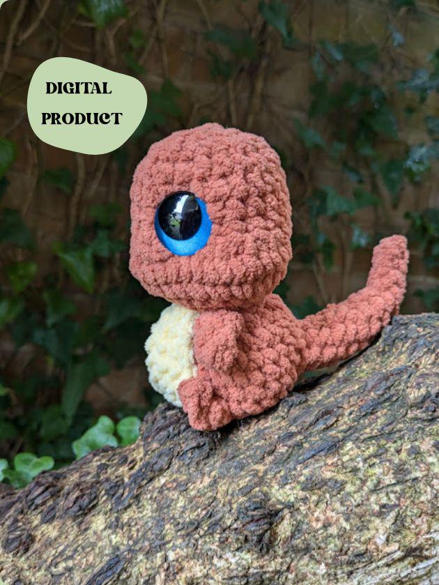 Fire Lizard - Crochet Digital Pattern