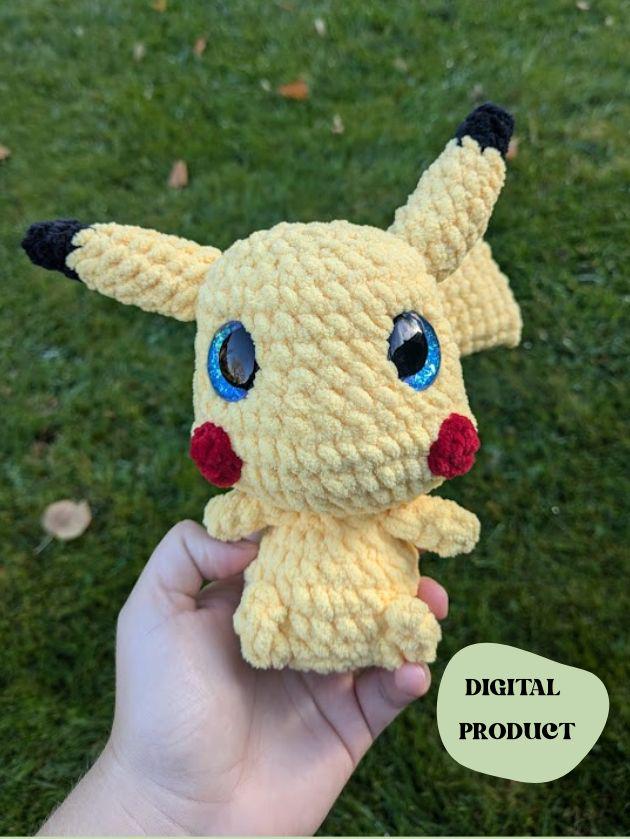 Electric Mouse - Crochet Digital Pattern