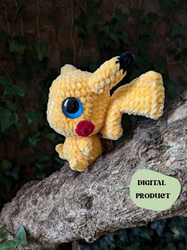 Electric Mouse - Crochet Digital Pattern