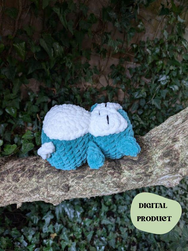 Sleepy Cat - Crochet Digital Pattern