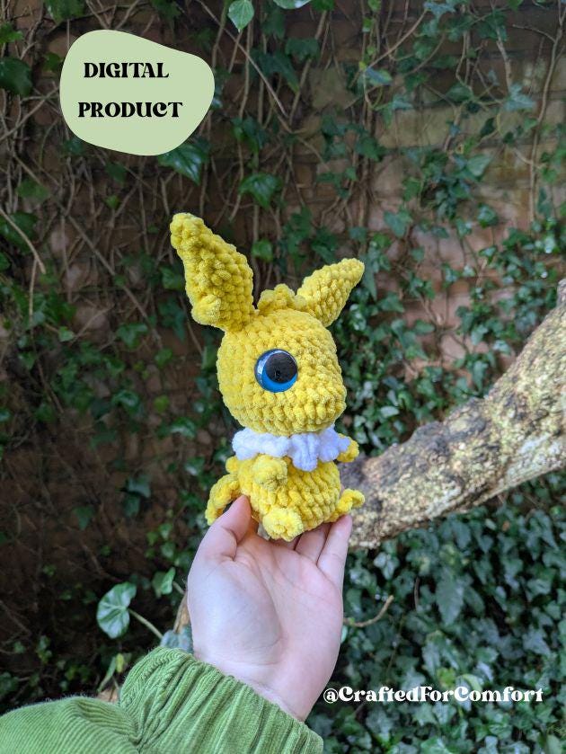 Lightning Fox - Crochet Digital Pattern