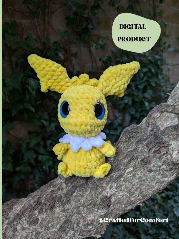 Lightning Fox - Crochet Digital Pattern
