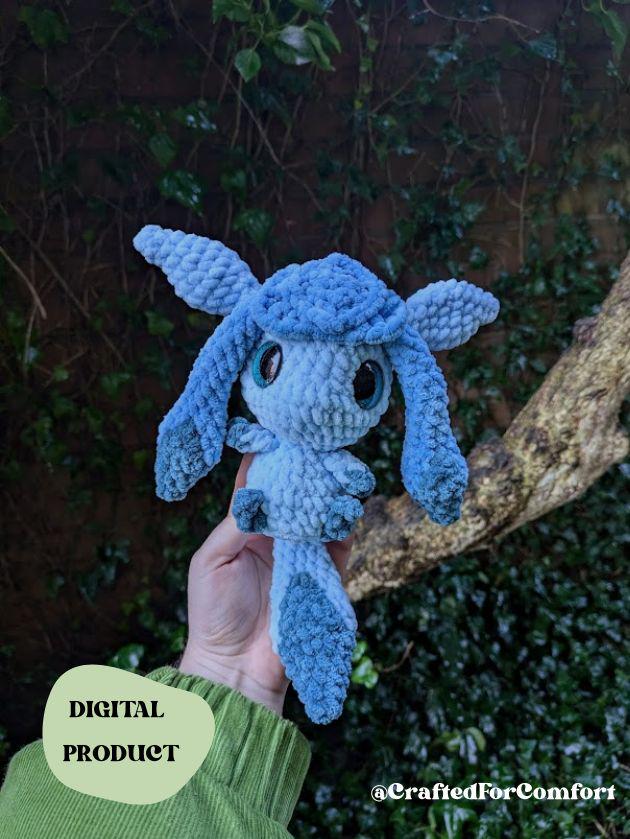 Ice Fox - Crochet Digital Pattern