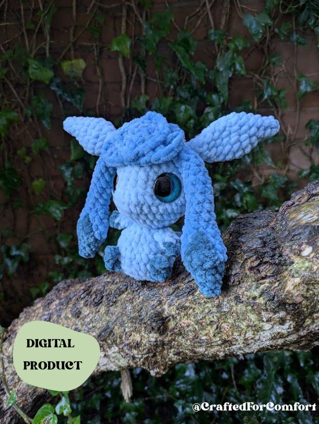 Ice Fox - Crochet Digital Pattern