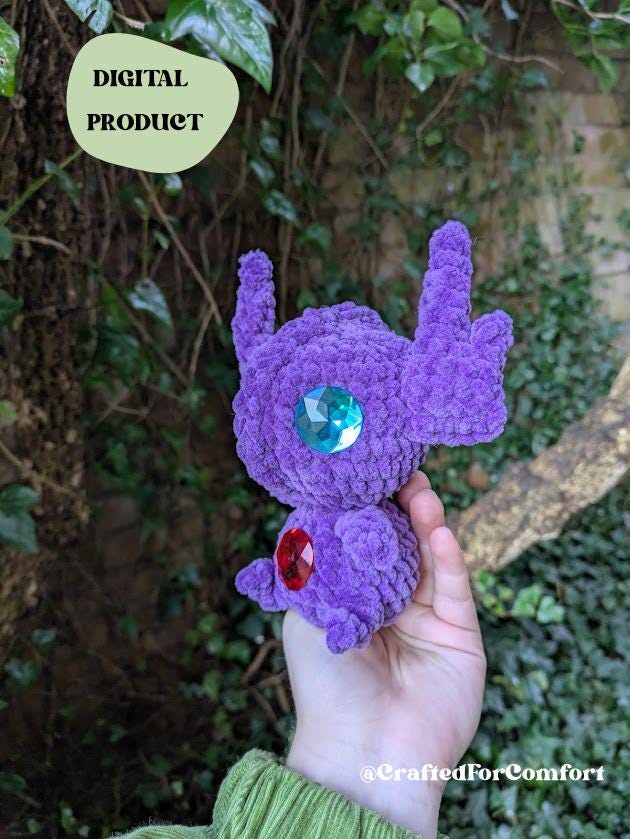 Dark Alien - Crochet Digital Pattern