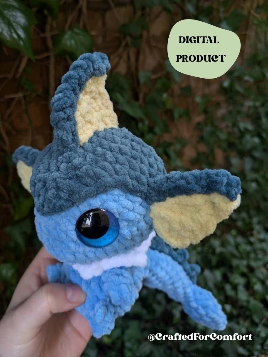 Water Fox - Crochet Digital Pattern