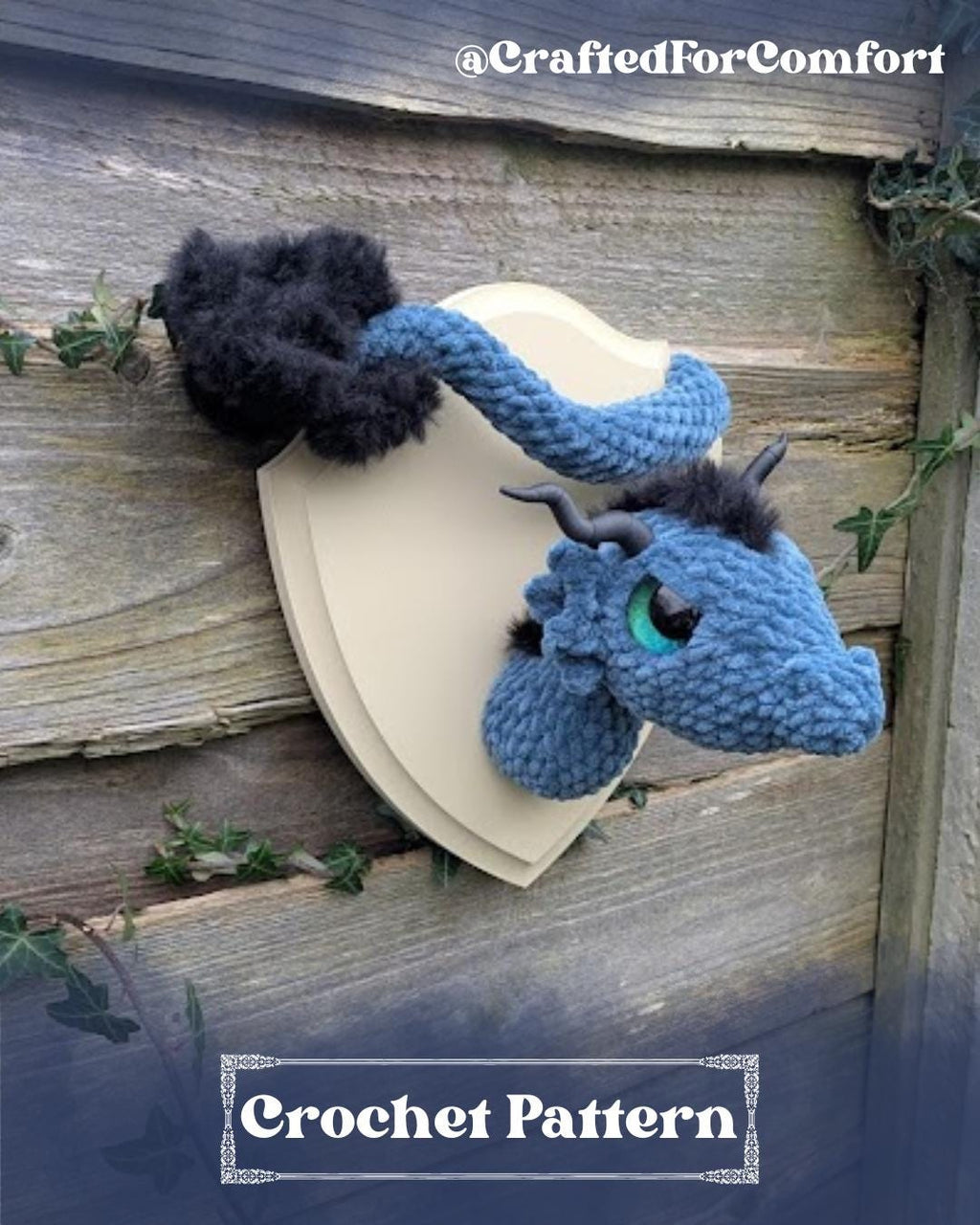 Feathertail Dragon Mount - Amigurumi Crochet Digital Pattern - How to Make Guide
