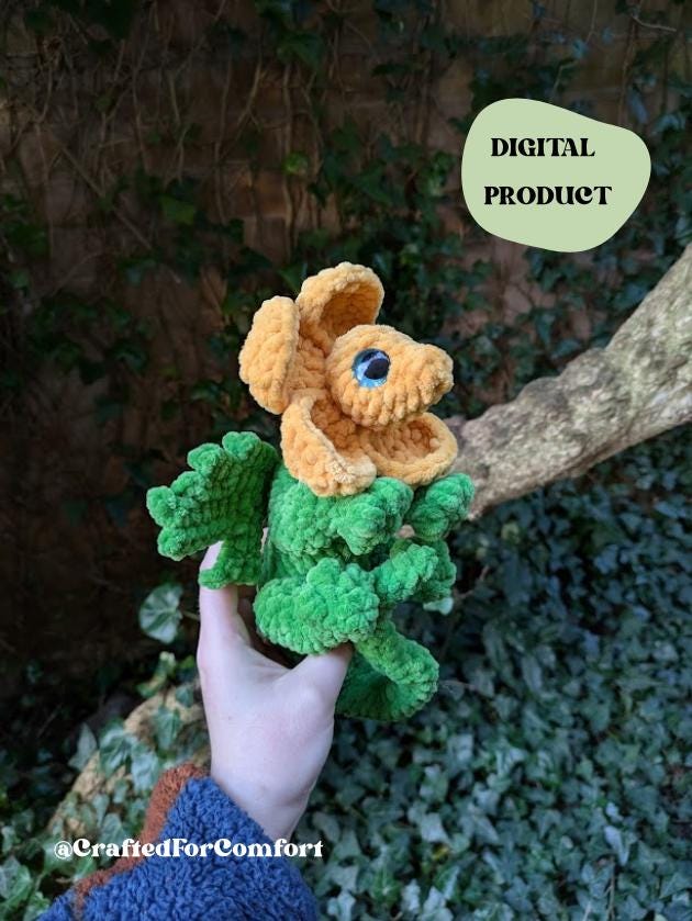 Buttercup Dragon Crochet Pattern – Botanical Beasts