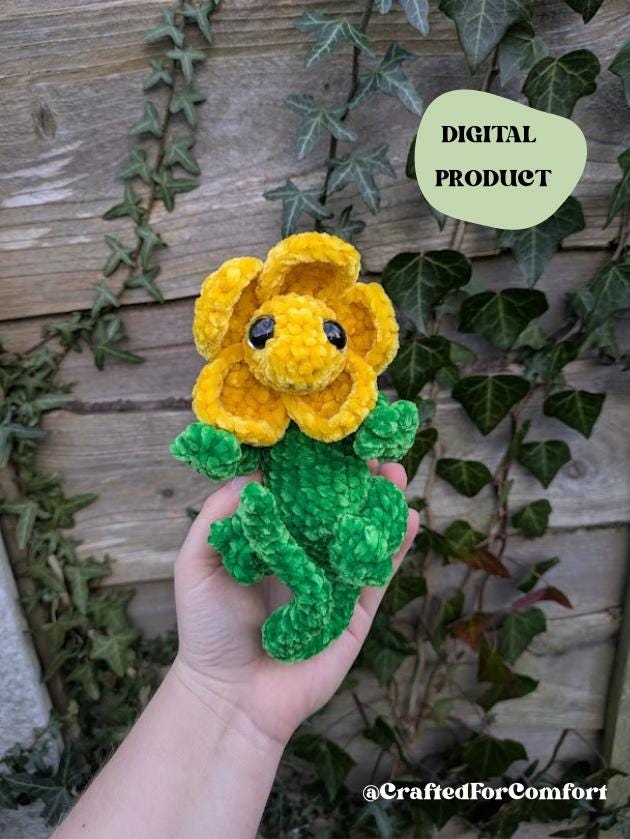 Buttercup Dragon Crochet Pattern – Botanical Beasts