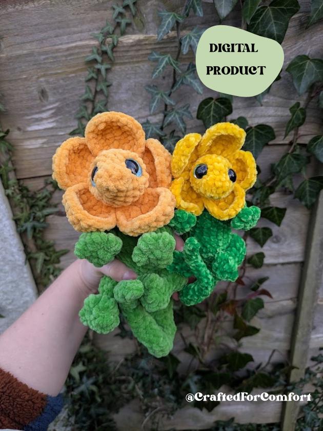 Buttercup Dragon Crochet Pattern – Botanical Beasts