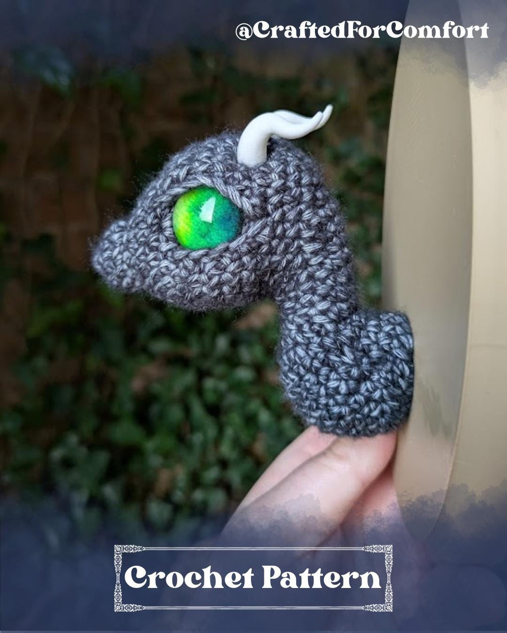 Feathertail Dragon Mount - Amigurumi Crochet Digital Pattern - How to Make Guide