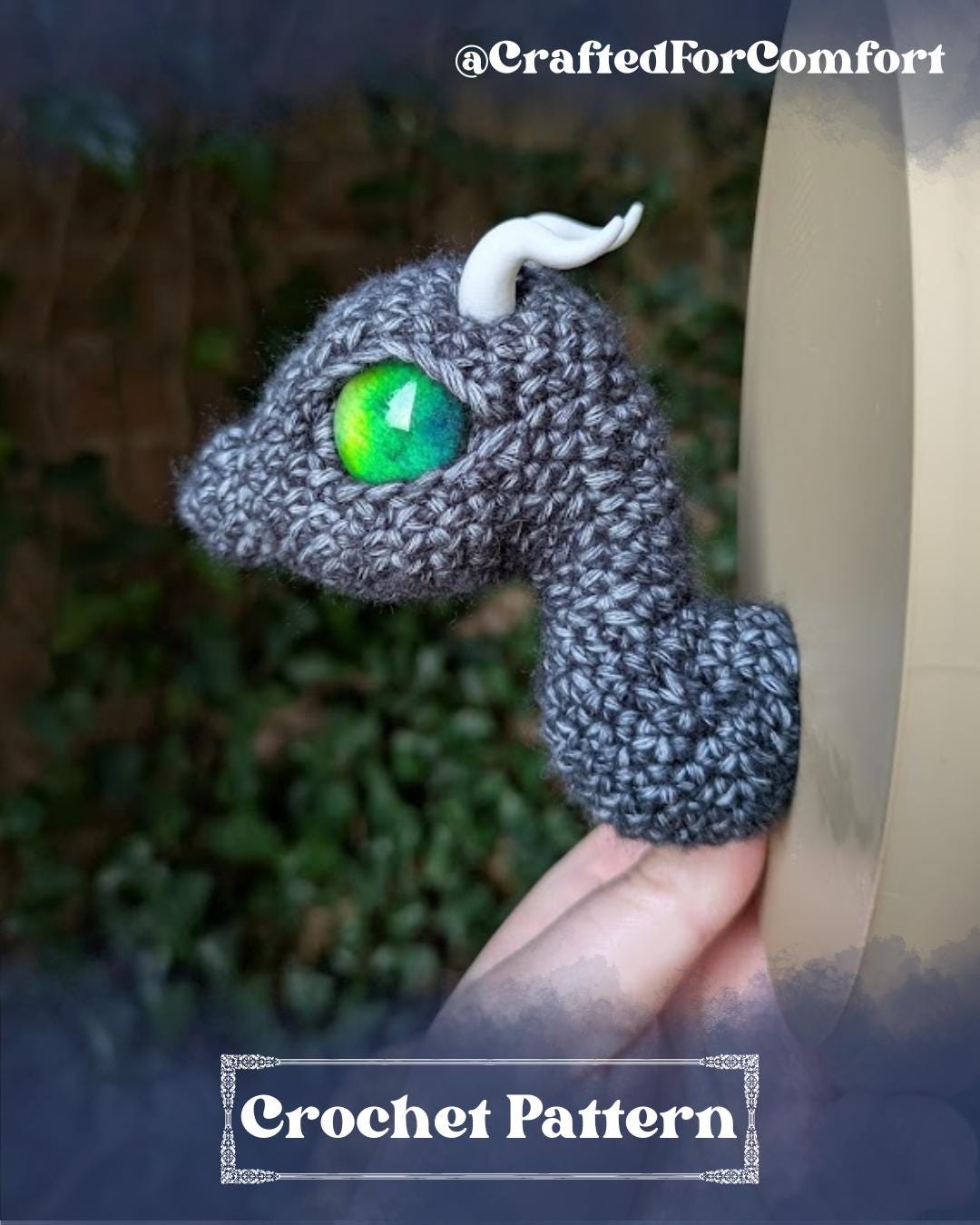 Feathertail Dragon Mount - Amigurumi Crochet Digital Pattern - How to Make Guide