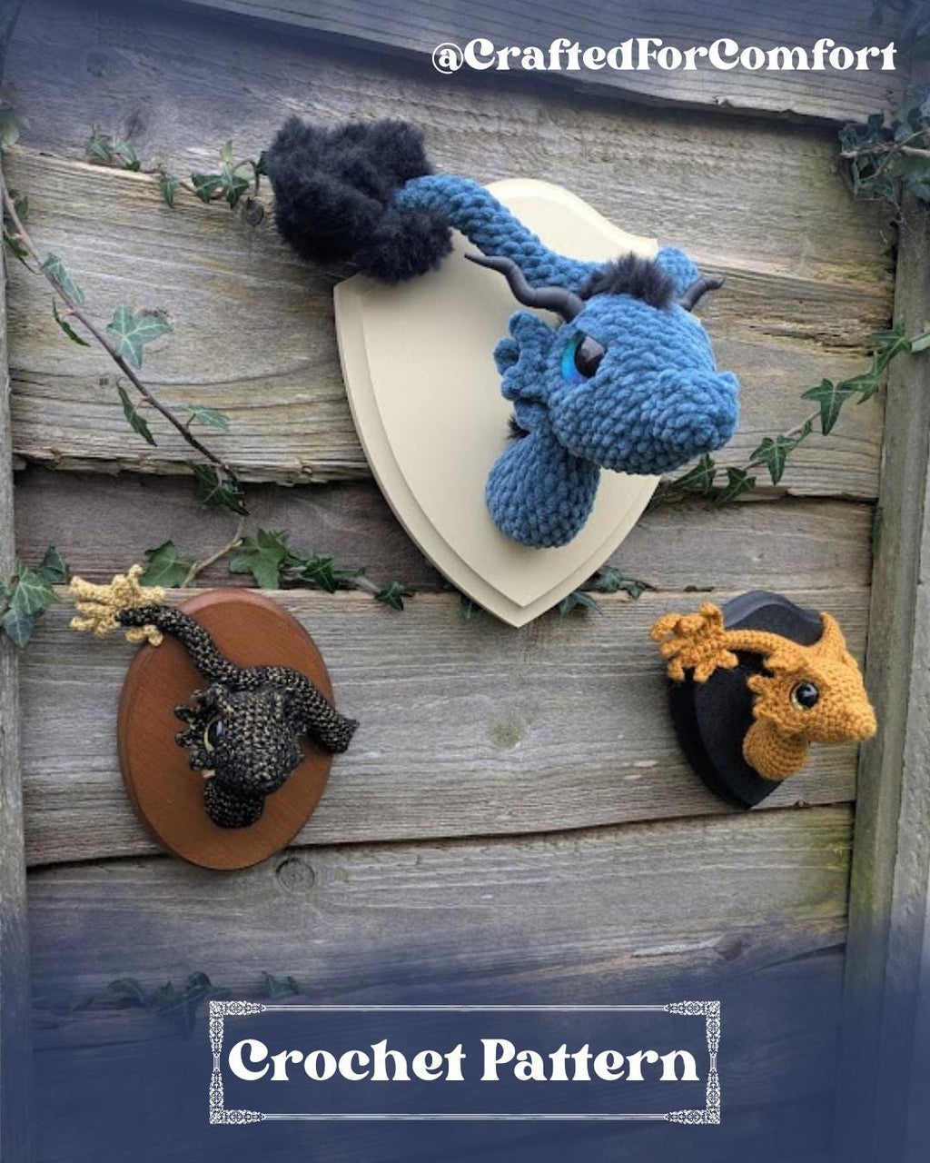 Feathertail Dragon Mount - Amigurumi Crochet Digital Pattern - How to Make Guide