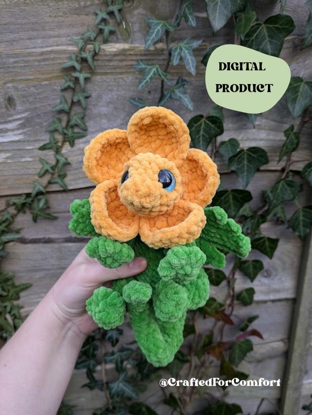 Buttercup Dragon Crochet Pattern – Botanical Beasts