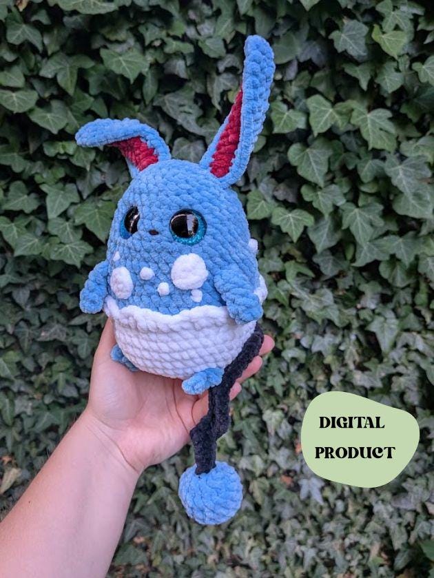 Water Rabbit - Crochet Digital Pattern