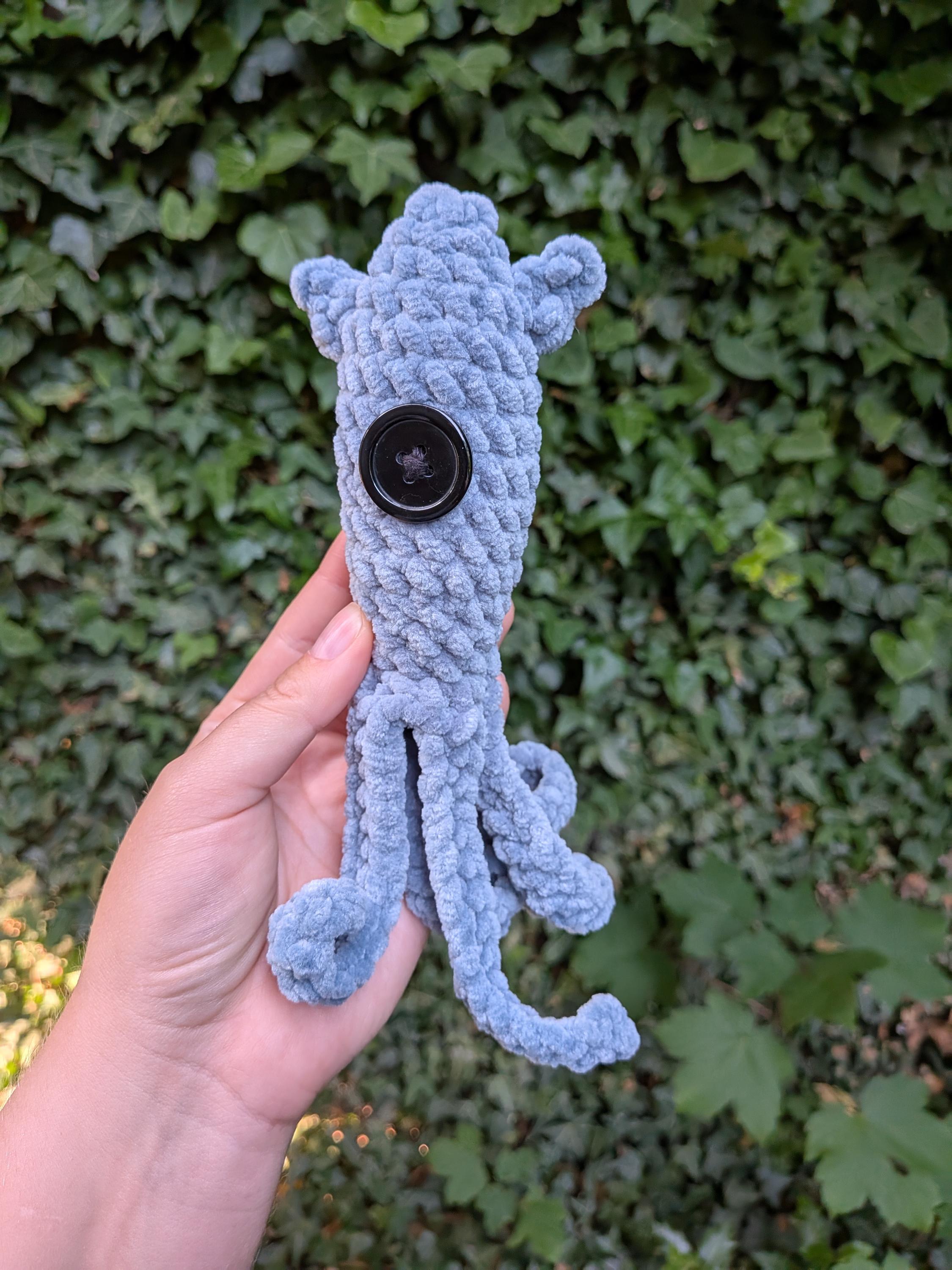 Spooky Squid - Crochet Digital Pattern