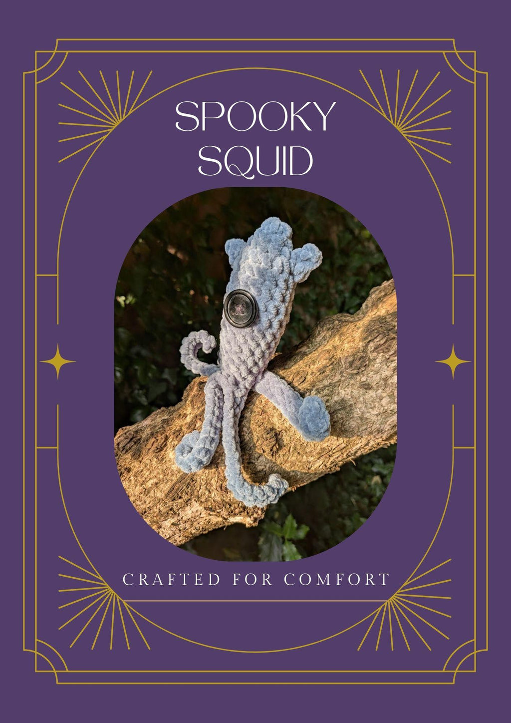 Spooky Squid - Crochet Digital Pattern