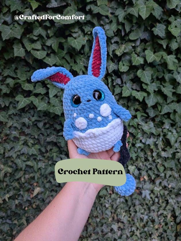Water Rabbit - Crochet Digital Pattern