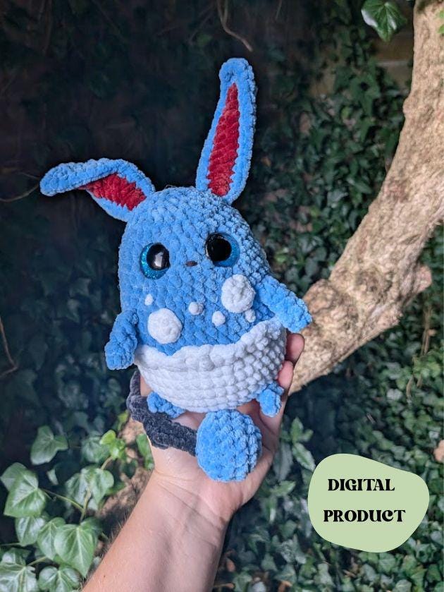 Water Rabbit - Crochet Digital Pattern