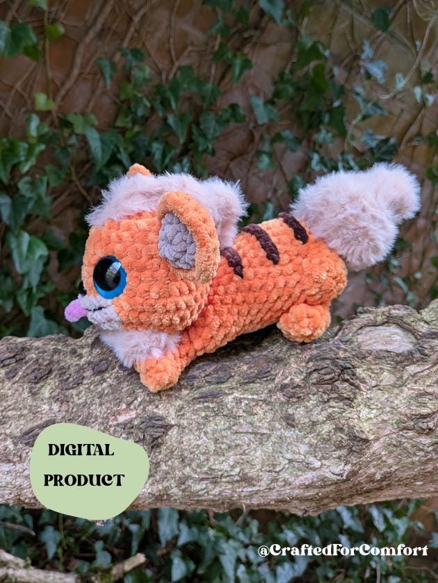 Fire Tiger - Crochet Digital Pattern