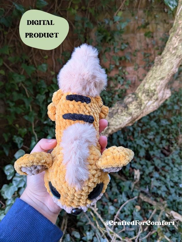 Fire Tiger - Crochet Digital Pattern