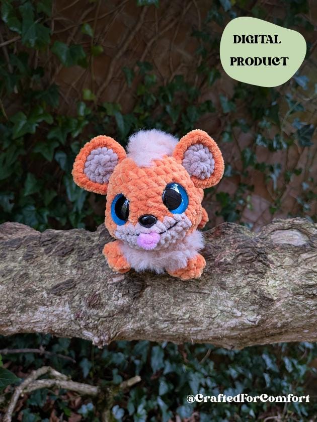Fire Tiger - Crochet Digital Pattern