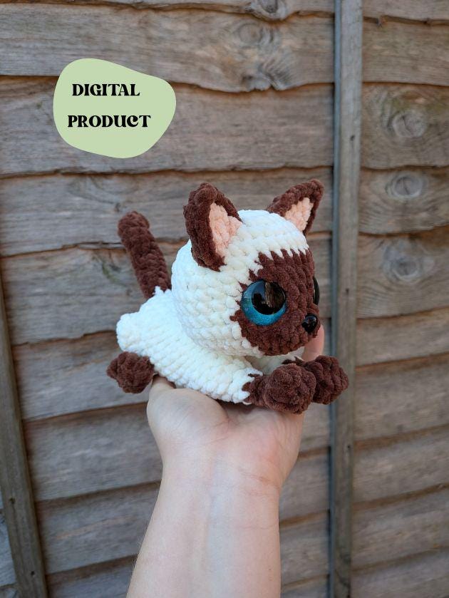 Siamese & Fire Cat BUNDLE - Crochet Digital Pattern