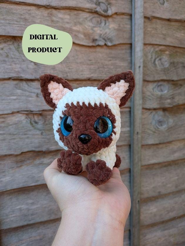 Siamese & Fire Cat BUNDLE - Crochet Digital Pattern